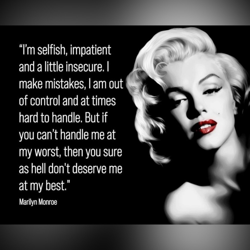 RESERVED~ Set 2~ Marilyn Monroe, motivational art collection